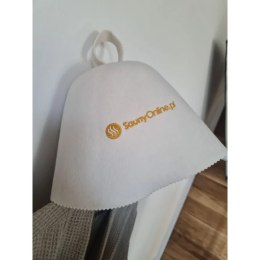 Bezszwowa czapka do sauny 100% wełna SO