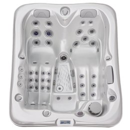 Wanna SPA 530 3-osobowa 46 dysz biała perła/kawa 210×170