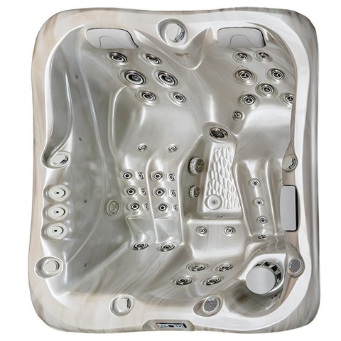 Wanna SPA 530 3-osobowa 46 dysz cappuccino/antracyt 210×170