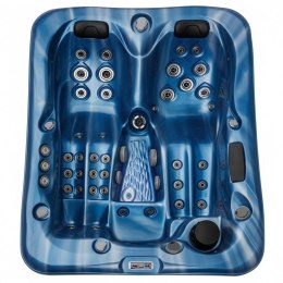 Wanna SPA 530 3-osobowa 46 dysz niebieska/antracyt 210×170