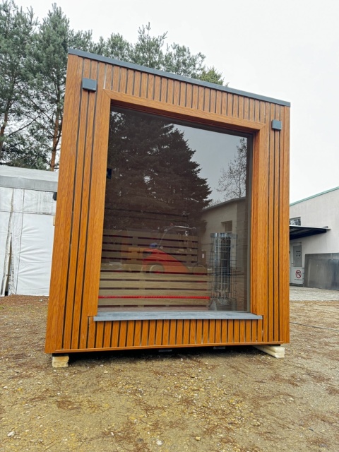 Sauna ogordowa 2,5 m x 2,5 m