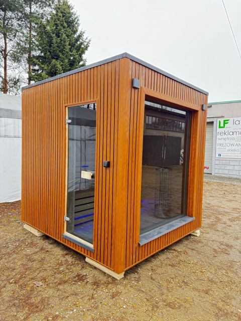 Sauna ogordowa 2,5 m x 2,5 m