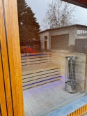 Sauna ogordowa 2,5 m x 2,5 m