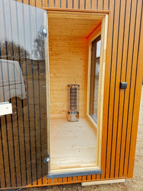 Sauna ogordowa 2,5 m x 2,5 m